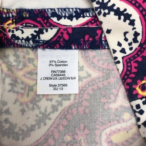 J. Crew Factory Paisley Shorts Size 00 - Picture 5 of 9